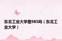 东北工业大学是985吗（东北工业大学）