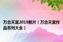 万合天宜2019新片（万合天宜作品系列大全）