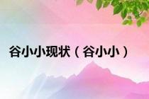 谷小小现状（谷小小）
