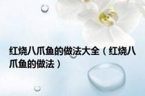 红烧八爪鱼的做法大全（红烧八爪鱼的做法）
