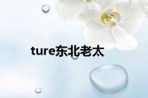 ture东北老太