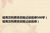 哈克贝利费恩历险记读后感500字（哈克贝利费恩历险记读后感）