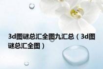 3d图谜总汇全图九汇总（3d图谜总汇全图）