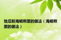 地瓜粉海蛎煎蛋的做法（海蛎煎蛋的做法）