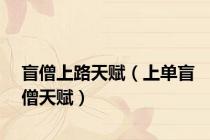 盲僧上路天赋（上单盲僧天赋）