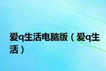 爱q生活电脑版（爱q生活）
