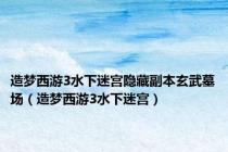 造梦西游3水下迷宫隐藏副本玄武墓场（造梦西游3水下迷宫）