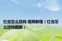 红虫怎么挂钩 视频教程（红虫怎么挂钩图解）