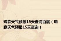 琉森天气预报15天查询百度（琉森天气预报15天查询）