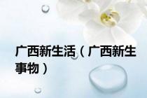 广西新生活（广西新生事物）