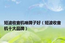 短波收音机啥牌子好（短波收音机十大品牌）