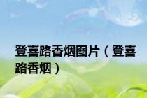 登喜路香烟图片（登喜路香烟）