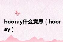 hooray什么意思（hooray）