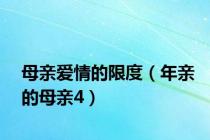 母亲爱情的限度（年亲的母亲4）