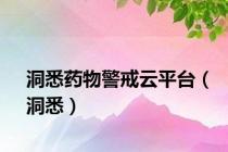 洞悉药物警戒云平台（洞悉）