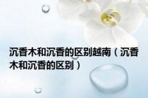 沉香木和沉香的区别越南（沉香木和沉香的区别）