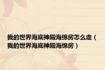 我的世界海底神殿海绵房怎么走（我的世界海底神殿海绵房）