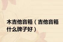 木吉他音箱（吉他音箱什么牌子好）
