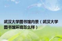 武汉大学图书馆内景（武汉大学图书馆环境怎么样）