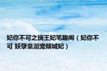 妃你不可之璃王妃笔趣阁（妃你不可 妖孽皇溺宠倾城妃）