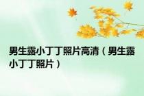 男生露小丁丁照片高清（男生露小丁丁照片）