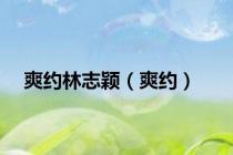 爽约林志颖（爽约）