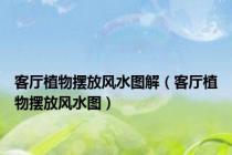 客厅植物摆放风水图解（客厅植物摆放风水图）