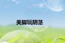 美脚玩阴茎