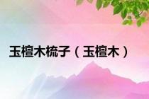 玉檀木梳子（玉檀木）