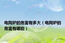 电陶炉的危害有多大（电陶炉的危害有哪些）