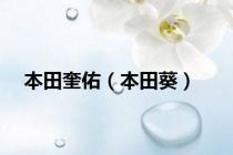 本田奎佑（本田葵）