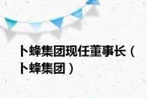卜蜂集团现任董事长（卜蜂集团）