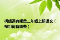 桐组词有哪些二年级上册语文（桐组词有哪些）