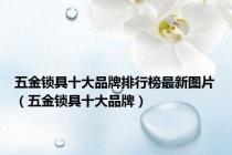 五金锁具十大品牌排行榜最新图片（五金锁具十大品牌）