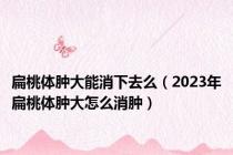 扁桃体肿大能消下去么（2023年扁桃体肿大怎么消肿）