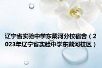 辽宁省实验中学东戴河分校宿舍（2023年辽宁省实验中学东戴河校区）