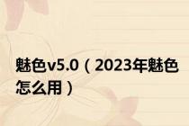 魅色v5.0（2023年魅色怎么用）