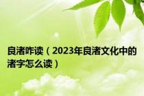 良渚咋读（2023年良渚文化中的渚字怎么读）