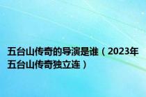五台山传奇的导演是谁（2023年五台山传奇独立连）