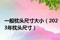 一般枕头尺寸大小（2023年枕头尺寸）
