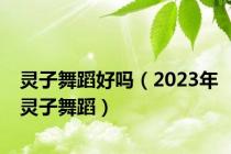 灵子舞蹈好吗（2023年灵子舞蹈）