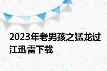 2023年老男孩之猛龙过江迅雷下载