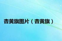 杏黄旗图片（杏黄旗）