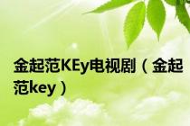 金起范KEy电视剧（金起范key）