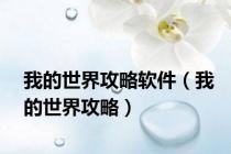 我的世界攻略软件（我的世界攻略）