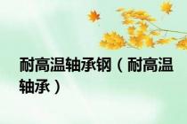 耐高温轴承钢（耐高温轴承）