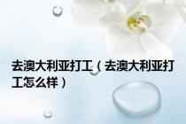 去澳大利亚打工（去澳大利亚打工怎么样）