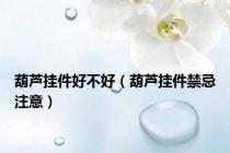 葫芦挂件好不好（葫芦挂件禁忌注意）