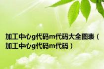 加工中心g代码m代码大全图表（加工中心g代码m代码）
