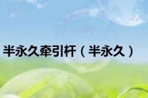 半永久牵引杆（半永久）